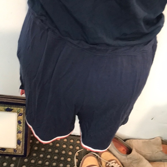 Kari Traa 90’s Vibe Pickle Ball Short Sleeve Outfit Sz L Romper Pockets NWOT - Picture 6 of 15